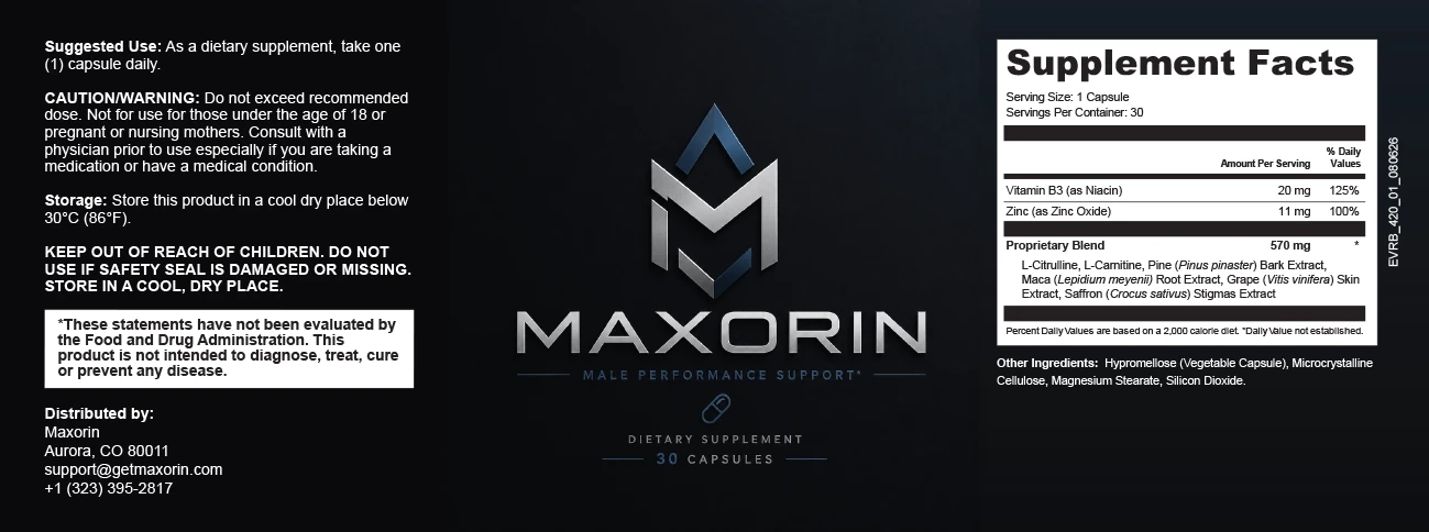 maxorin label